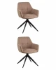 УТ000040971 Стул обеденный Alba коричневый спинка иск.кожа 2 шт. Stool Group УТ000040971