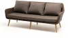 YH-SYH272W-S3 brown "Прованс" диван из искусственного ротанга трехместный, цвет коричневый 4SIS арт.УТ-00006463