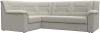 122829L Диван угловой Карелия левый угол (Бежевый/Рогожка) Лига Диванов арт.122829L