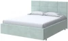2019454 PROxSON Кровать Neo (Ткань: Велюр Casa Мятный) 180x200