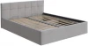 2028776 PROxSON Кровать Domo с бельевым ящиком (Ткань: Велюр Ultra Серый камень) 140x200