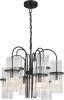 SL6145.403.09 Подвесная люстра ST Luce Tasse SL6145.403.09 черный/прозрачный E14 9*40W (220V, на цепи)
