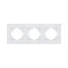 AT3WH Рамка 3-постовая белый Kollinger Aspekt AT3WH