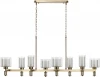 5088/8A Подвесная люстра Odeon Light Saga 5088/8A античная бронза/стекло E14 8*40W (220V, на цепи)