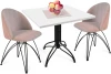 5459384501 Обеденная группа SHT-DS119 розовый десерт/белый/черный муар Sheffilton 5459384501