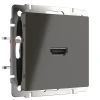 WL07-60-11 Розетка HDMI (серо-коричневый) WL07-60-11 (a039271)