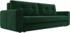 121256 Диван прямой Лига-031 (Зеленый/Велюр) Лига Диванов арт.121256