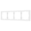 054223 Рамка пластиковая FRM-NOBE-SFPL-4-WH (Arlight) 054223