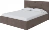 1933639 PROxSON Кровать Mono Plus (Ткань: Велюр Monopoly Горячий шоколад (237)) 160x200