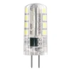 G4 SMD 3W AC 220V 360° 3300K Лампочка светодиодная капсульная прозрачная G4 3W 220V 150 lm 3300K теплое свечение Elektrostandard G4 SMD 3W AC 220V 360° 3300K