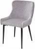 UDC8202G10833 Обеденный стул M-City SORREL серый, велюр G108-33