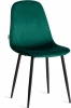 21564 Стул BREEZE (mod. JSC-58) / 1 шт. в упаковке (Велюр,Металл  /Зеленый,Черный)