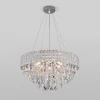 10115/8 хром Подвесная люстра Eurosvet Kira 10115/8 хром/прозрачный хрусталь Strotskis