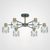 CORF-B01 Потолочная люстра на штанге Corf B3 Green 6 Lamps ImperiumLoft Corf-B01 (189484-26) (220V)