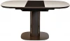 77IP-DT877-1 Кухонный стол Garda Decor 77IP-DT877-1 (Темный орех/Светло-серый)
