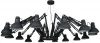 A2043SP-16BK Подвесная люстра Arte Lamp Ragno A2043SP-16BK
