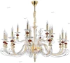 CATARINA SP12+6 GOLD/TRANSPARENT-COGNAC Crystal Lux Catarina SP12+6 GOLD/TRANSPARENT-COGNAC