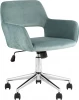 УТ000039077 Кресло офисное ROSS велюр серо-зеленый Stool Group (арт.УТ000039077)