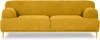 604102 Диван Portofino 2-х местный ОГОГО (арт.604102), (Рогожка/Желтый)