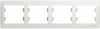 GSL000104 Рамка на 4 поста (белый) Systeme Electric GSL000104