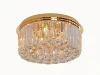 8400/80 PL gold Потолочный светильник круглый Newport 8400 8400/80 PL gold (220V, хрусталь, круглые)