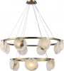 SL1520.303.14 Люстры подвесная ST Luce Clam SL1520.303.14 Латунь/Алебастр G9 14*5W 4000K