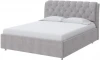 1921293 PROxSON Кровать Chester (Ткань: Велюр Лофти Серый) 160x200