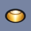 7004 MR16 BK/GD черный/золото Встраиваемый точечный светильник Elektrostandard 7004 MR16 BK/GD черный/золото