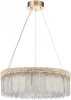 5091/80L Подвесная люстра Odeon Light Cleo 5091/80L золотой/стекло LED 80W 3700K (220V, на тросе, круглые)