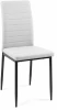 00-00049163 Стул ТЕКС каркас черный/к/з Pegaso белый Dikline 00-00049163