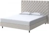 2012607 PROxSON Кровать Paris Boxspring Standart (Ткань: Велюр Gratta 1 Шампань) 80x200