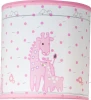 Shade B giraffe Абажур детский Donolux Baby, белый с розовым