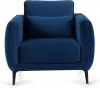695156 Кресло Amsterdam ОГОГО (арт.695156), (Ткань/Синий)