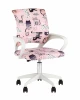 УТ000042084 Кресло офисное TopChairs Simple SN Junior принт Pink Cats пластик белый TopChairs УТ000042084