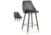 15044 Барный стул archi dark gray