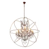 LOFT1897/21 Подвесная люстра золото Loft It Foucaults orb crystal LOFT1897/21