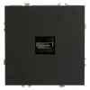 50171 Розетка HDMI (черный уголь, soft touch) Stekker Эмили 50171