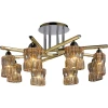 914-08-33 gold/chrome + shampagne Потолочная люстра N-Light 914 914-08-33 gold/chrome + shampagne