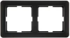 KD-2-68 Рамка на 2 поста (черный бархат) Systeme Electric W59 KD-2-68