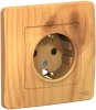 BLNRS001015 Розетка встраиваемая с заземлением (ясень) Systeme Electric Blanca BLNRS001015