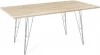 2145128201 Стол SHT-TU10/120/80 МДФ хром лак/дуб сонома светлый Sheffilton SHT-TU10 2145128201