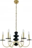 3876/С brass Подвесная люстра Newport 3870 3876/С brass (220V, на цепи, свеча)