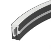045782 Силиконовый профиль WPH-FLEX-0612-SIDE-S8-5m BLACK (Arlight, Силикон) 045782