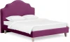 637340 Кровать Queen II Victoria L 1600 ОГОГО (арт.637340), (Ткань/Розовый)