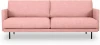 727528 Диван Ricadi трехместный ОГОГО (арт.727528), (Ткань,Рогожка/Розовый)