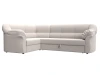 128162L Диван угловой Карнелла левый угол (Брус/Пластик/Замша/Бежевый) Лига Диванов 128162L