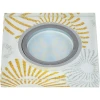 DLS-P201 GU5.3 CHROME/WHITE Встраиваемый точечный светильник Fametto Peonia DLS-P201 GU5.3 CHROME/WHITE