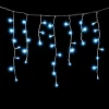 ECC150-10-2SB Гирлянда Бахрома 3 x 0,5 м Небесно-Голубая 220В, 150 LED, Провод Прозрачный Силикон, IP65