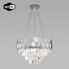 10124/5 хром Подвесная люстра Eurosvet Ariana 10124/5 хром/прозрачный хрусталь Strotskis Smart (10113/5)