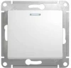 GSL000113 Выключатель встраиваемый одноклавишный с подсветкой (белый) Systeme Electric GSL000113